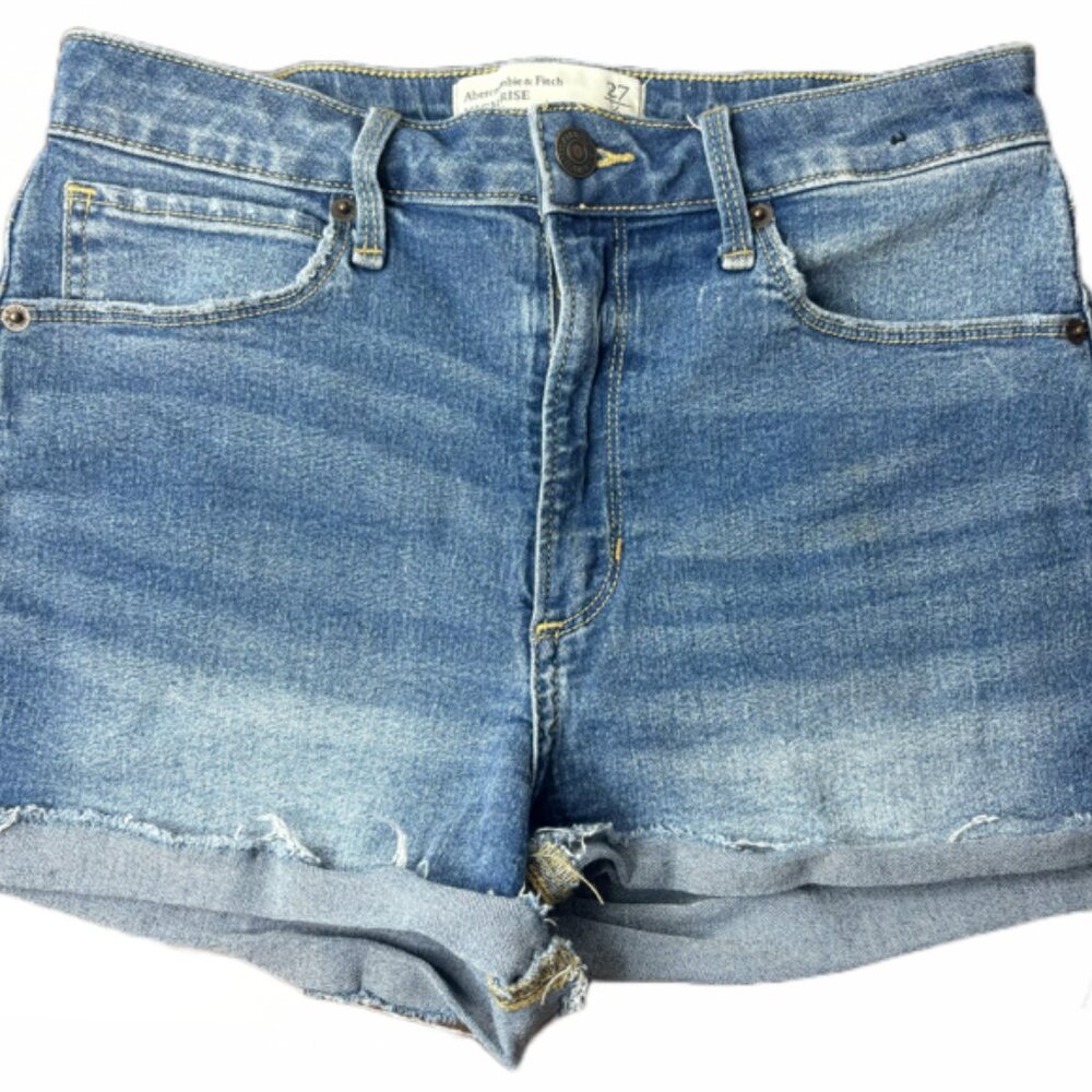 Abercrombie & Fitch Highrise denim short size 4/27w